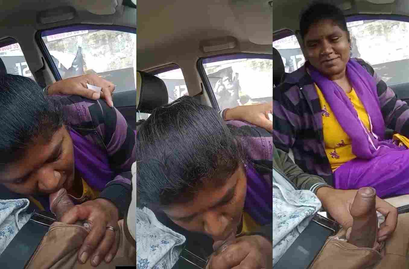 Local Bhabhi Sucking Dick in my Car