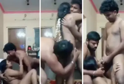 Mallu bhabhi Threesome Sex karti hai 2 Mardon Ke Sath Viral Full Video