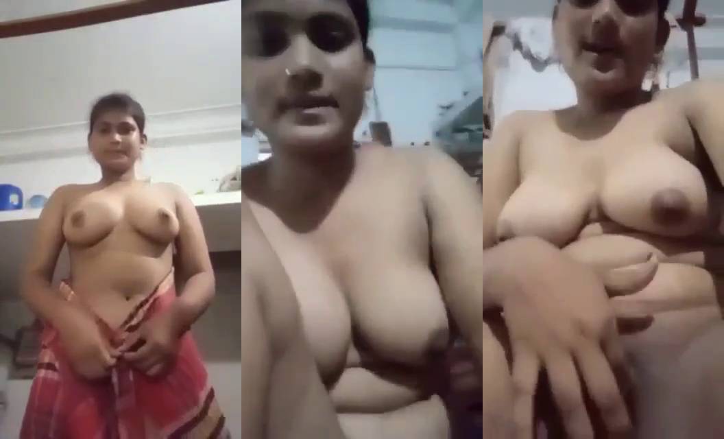 Village Chubby Girl with Big Boobs Fingering Pussy Hot Video