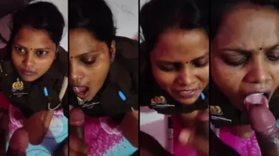 Indian Police Woman Giving Blowjob Full Video