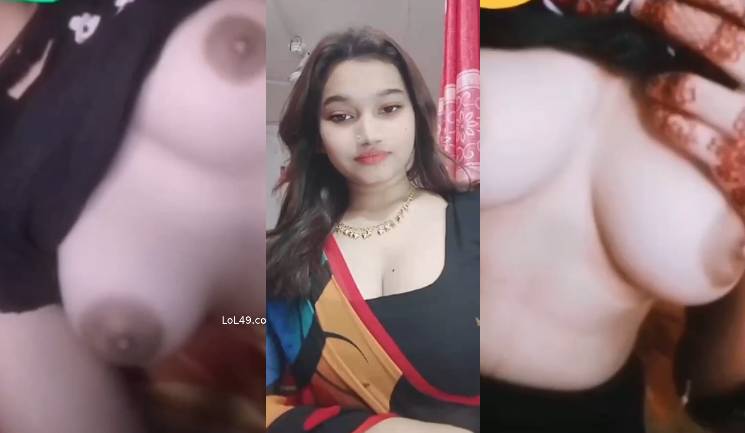 Super Sexy Cute Girl Boobs Showing to BF Full Video