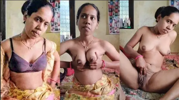 Desi Village Aunty Milf Showing her Pussy and Boobs Full Video