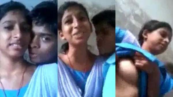 Teen College Couple Kissing and Boobs Sucking HD Video