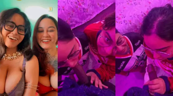 Twin Sisters Sunandini & Shinjini Threesome HD Video