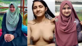 Cute Hijabi Teen College GF Showing On VC HD Video
